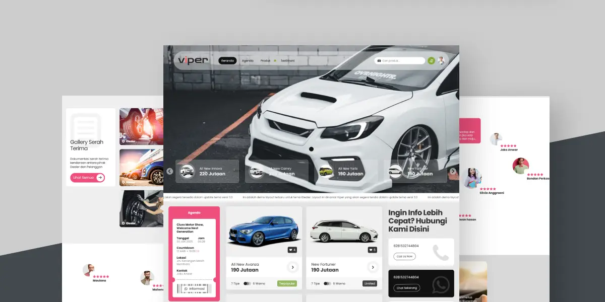 Website Dealer iDealer Viper