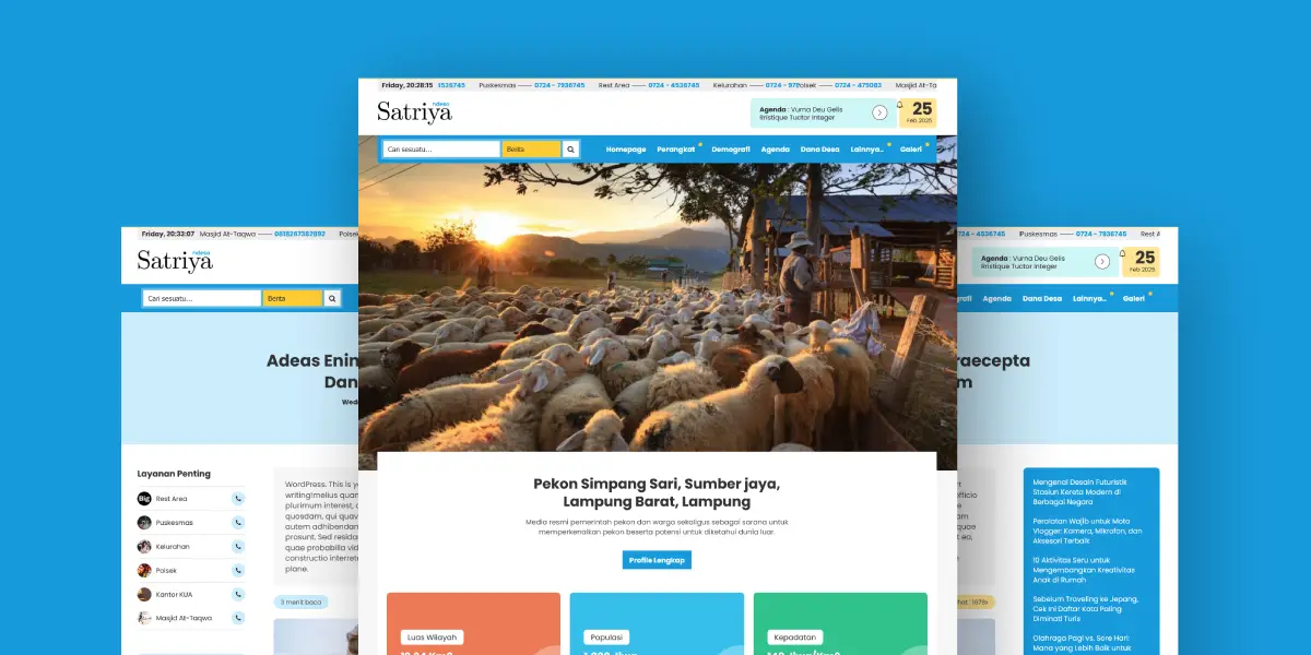 Website Pemerintahan Desa Ndeso Satriya