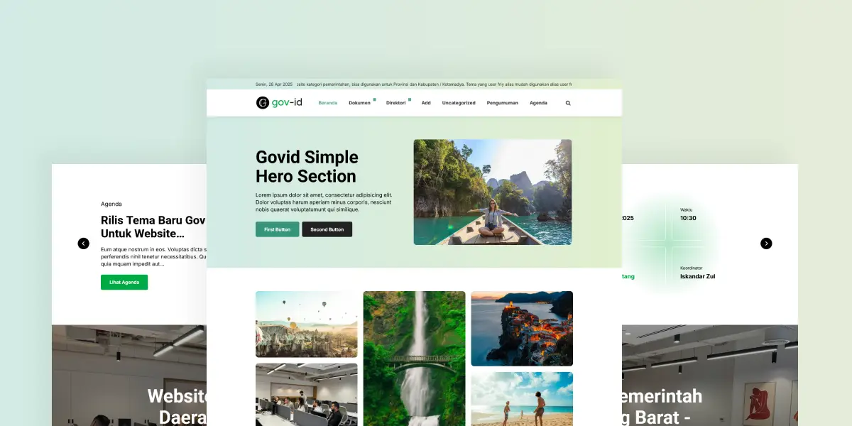 Website Pemerintahan Govid