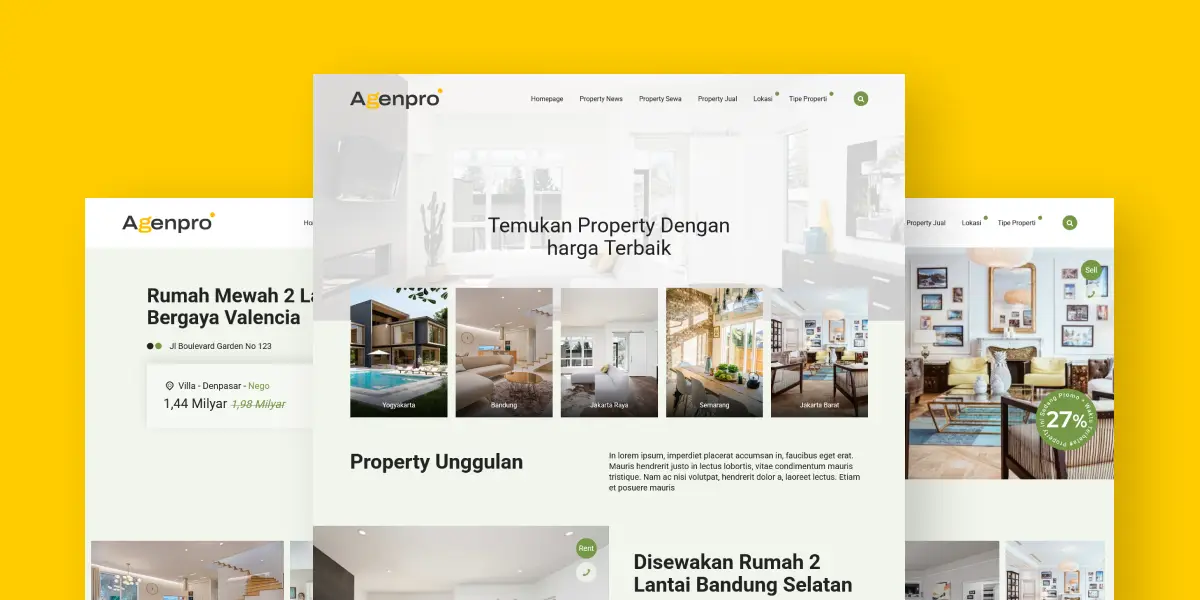 Website Properti Agenpro Single Agen